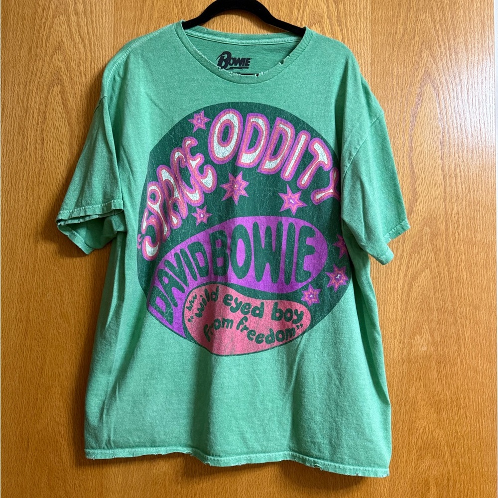 David Bowie Oversized Graphic Tee